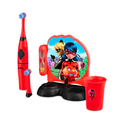 Escova Infantil Eltrica Rotacional Multi Sade Funny Brush Lady Bug Miraculous - HC428