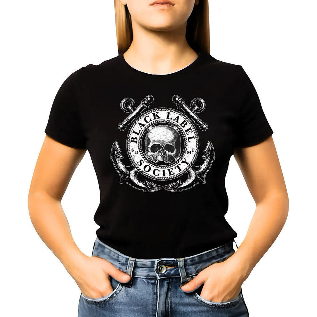 Camiseta Baby Look Feminina Banda Black Label Society Mod.10