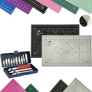 Base de Corte Dupla Face Multiuso AutoCura A3 45x30cm Jogo Estilete de Precisão Patchwork Artesanato Desenho Scrapbook em Oferta na Shopee