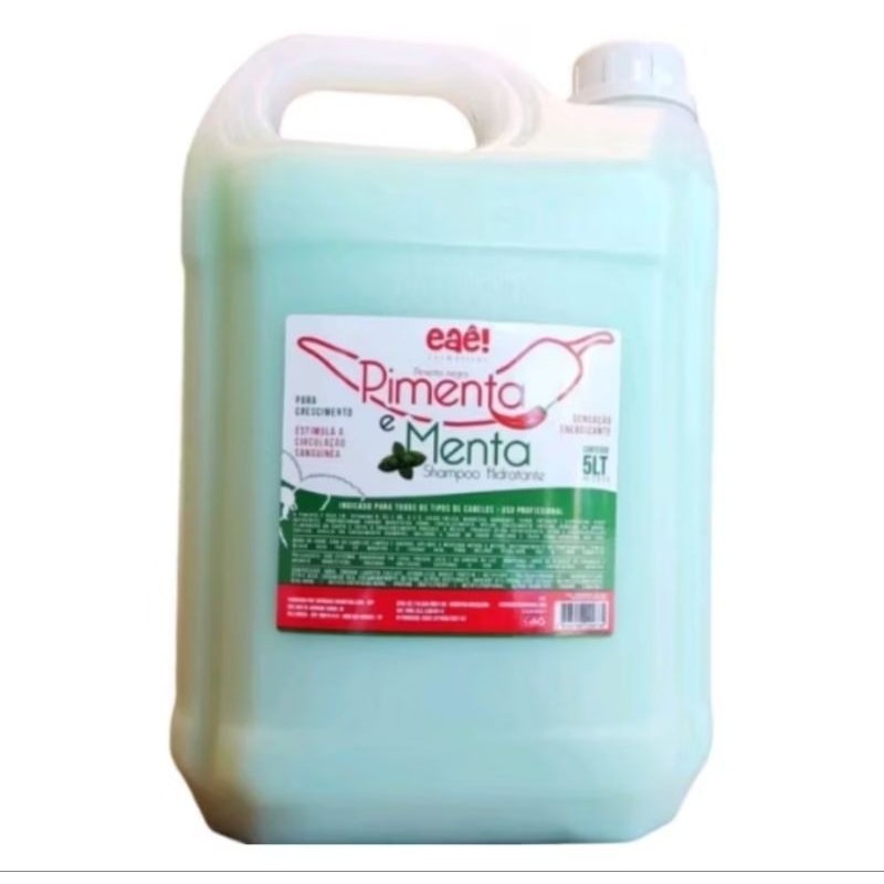 Condicionador Pimenta e Menta Lavatório eae cosmeticos 5l