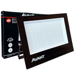 Refletor Slim200 Luz Branco Frio 6500K Bivolt 200W Avant Iluminação Externa Comercio