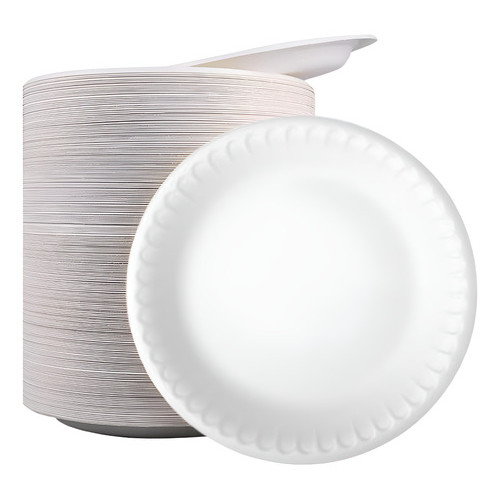 100 Prato Isopor Descartável Refeição 100 Un Almoço churrasco Resistente Reforçado Black Friday em Oferta na Shopee