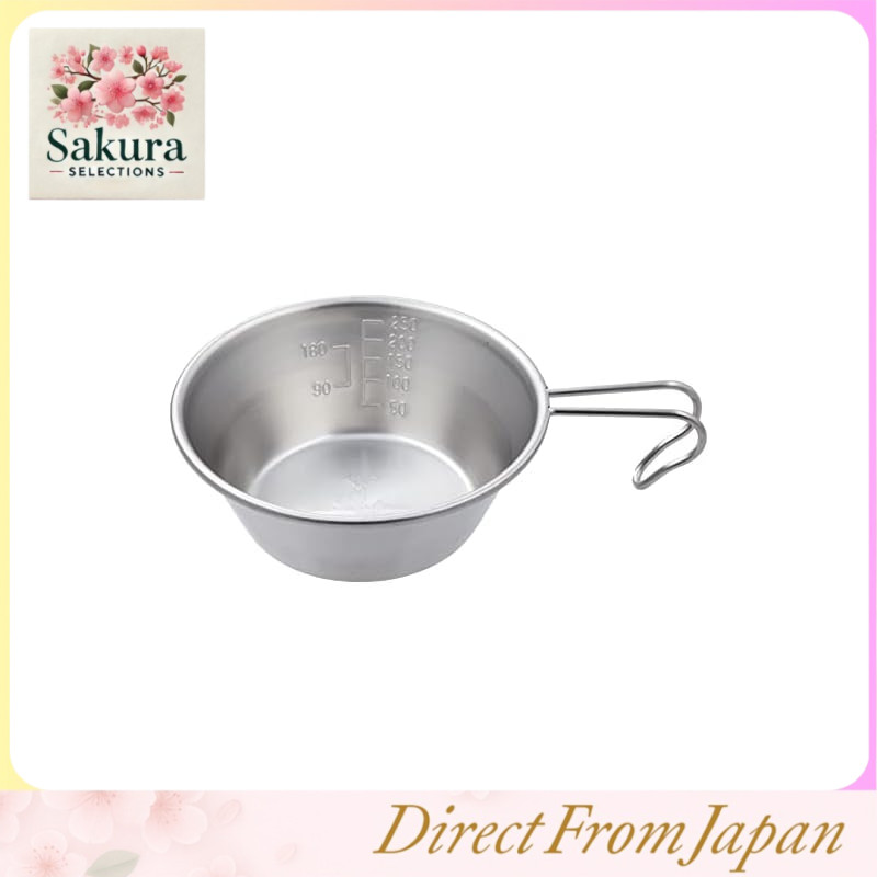 Captain Stag Stainless Steel Sierra Cup 320ml Spiral Finish Made in Japan Tsubame Sanjo UH-48 Silver