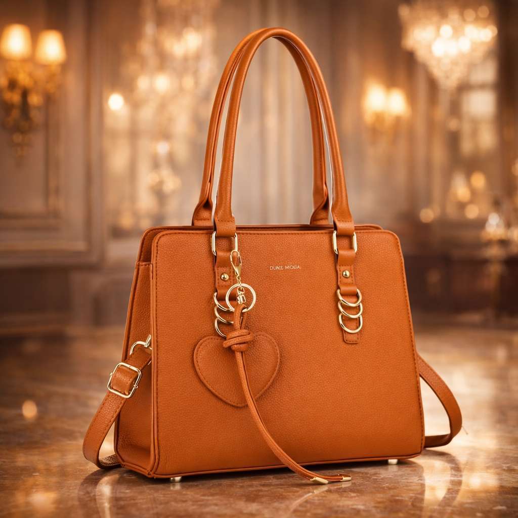 Bolsa Feminina Luxo Grande Com Chaveiro De Couro PU Elegante Alça Transversal Estruturada G6053# em Oferta na Shopee