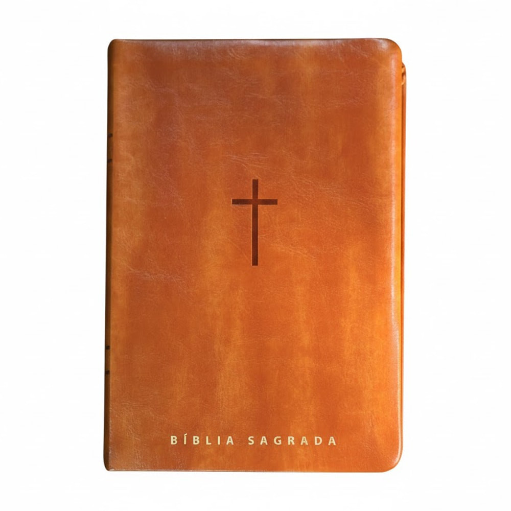 Bíblia Sagrada | NVT | Letra Gigante | Marrom em Oferta na Shopee