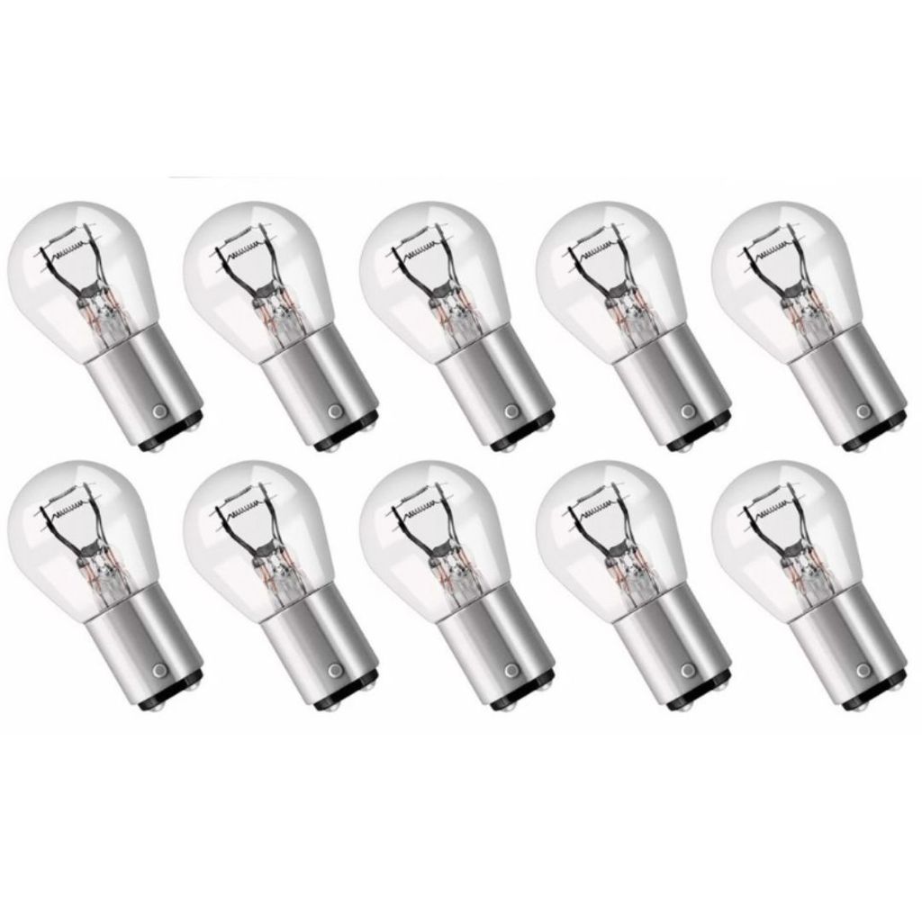 CAIXA C/ 10 LAMPADA BAY15D 1034 HALOGENA 2 POLO P21/5W TECHONE 24V