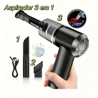Aspirador e Soprador Portátil 4 em 1 - Alta Potência e Multifuncional para Limpeza Completa bosco em Oferta na Shopee