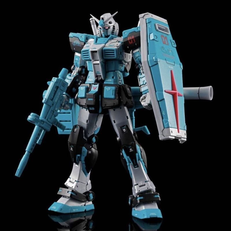 Novo produto de alta tecnologia RG Original 2.0 Hatsune Miku com esquema de cores Gundam, modelo de figura montável, vem
