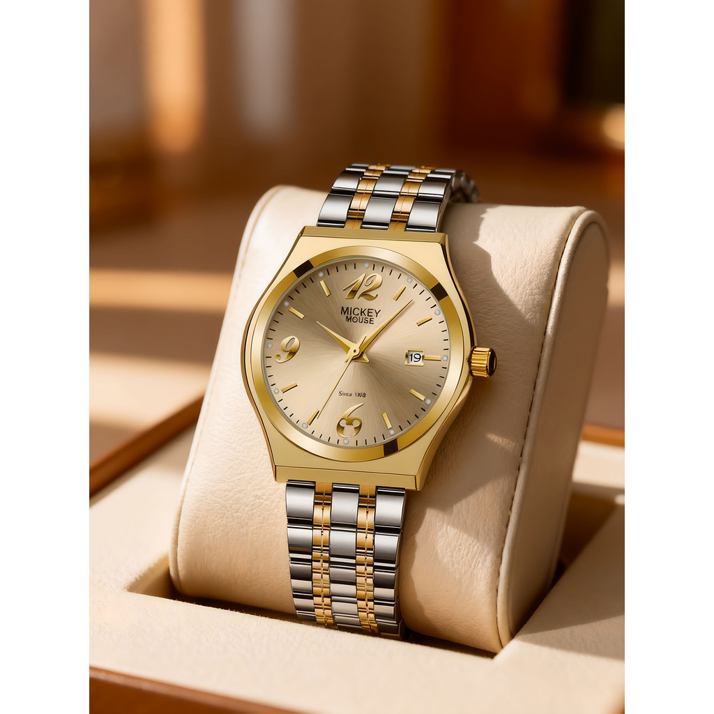 Relógio masculino relógio de negócios genuíno relógio de quartzo automático à prova dwaterproof água luminoso relógio ma