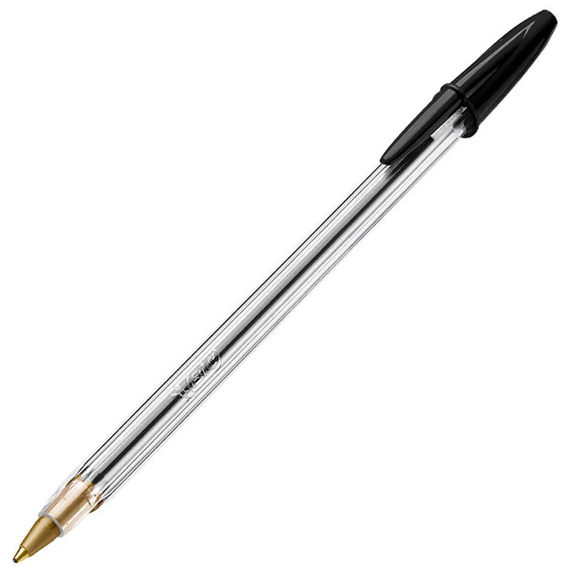 Caneta esferográfica Cristal 1.0mm Preta caixa com 50 unidades Bic · foto 2