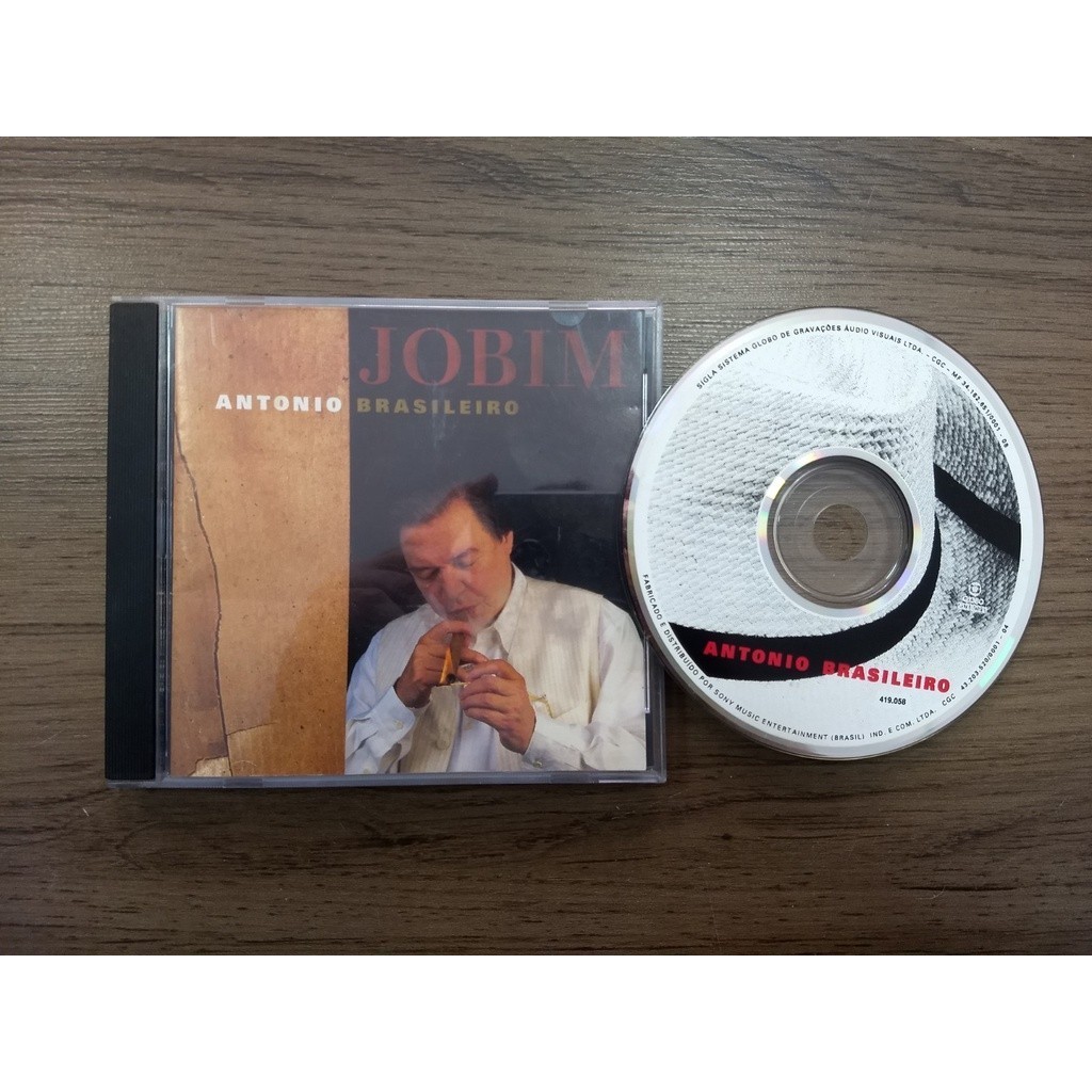 CD TOM JOBIM - ANTONIO BRASILEIRO - ORIGINAL