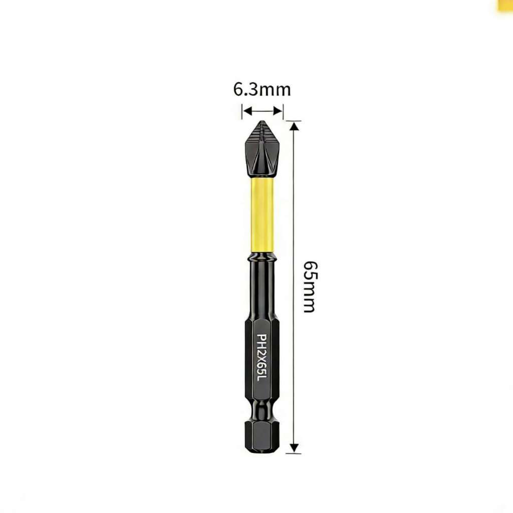 Kit 10 Bits Ponteira Phillips Imantada Antiderrapante para Furadeira Parafusadeira Luatek LWJ-2234 — imagem 2 de 2