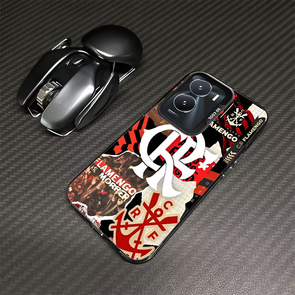 Mengão Capa Flamengo Capinha Para Xiaomi Mi Poco X7 Pro Silício Anti-risco com Acabamento Metálico