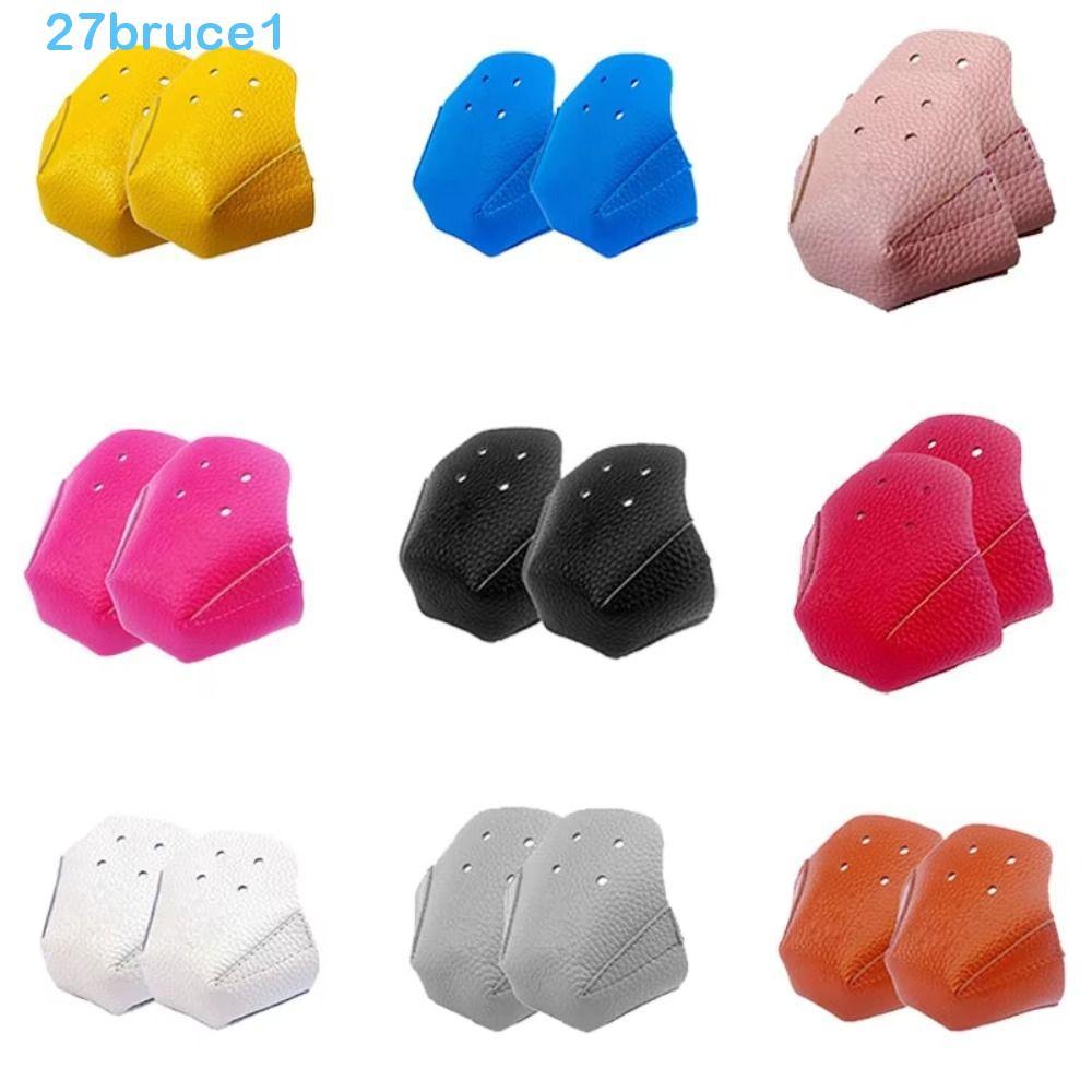 BRUCE1 Capa Para Sapatos De Patinação , Biqueiras Ajustáveis Antifricção Skate , Protetores De Couro