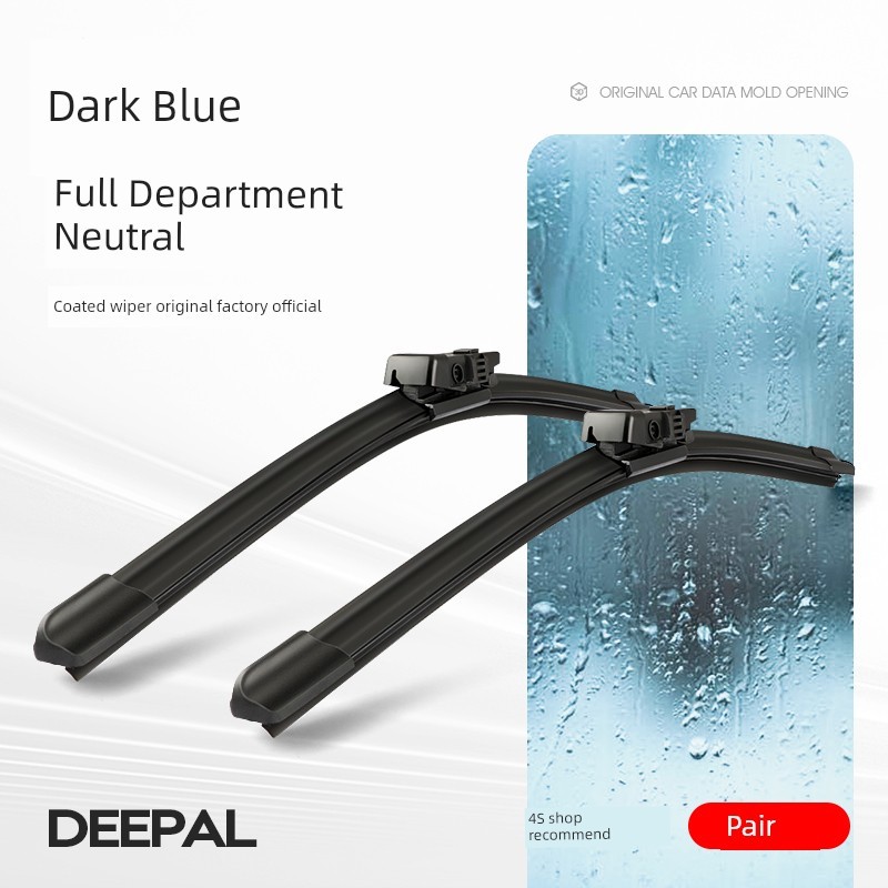 Adequado para azul escuro sl03/S07/L07/S05 limpador silencioso tira de borracha dianteira limpador desossado