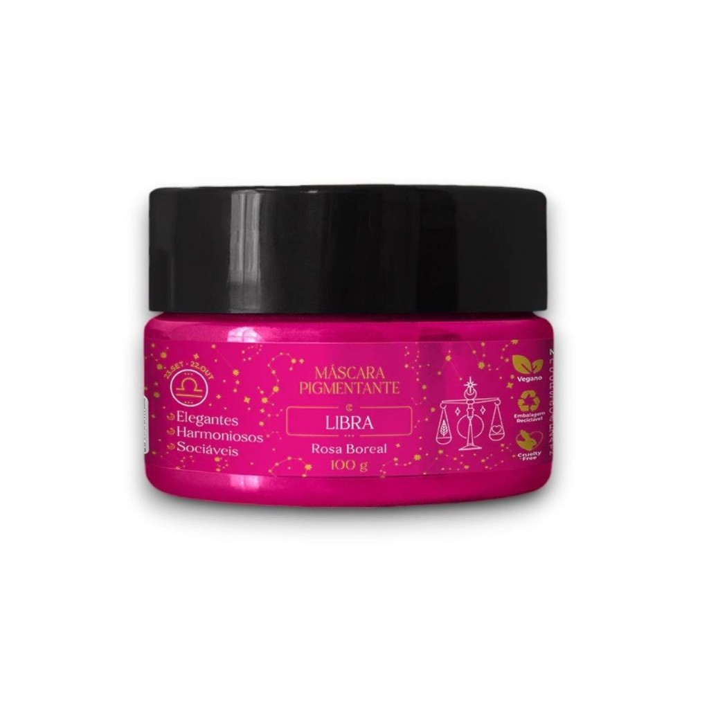 Máscara Pigmentante Kamaleão  100g  Signos Libra Rosa Boreal