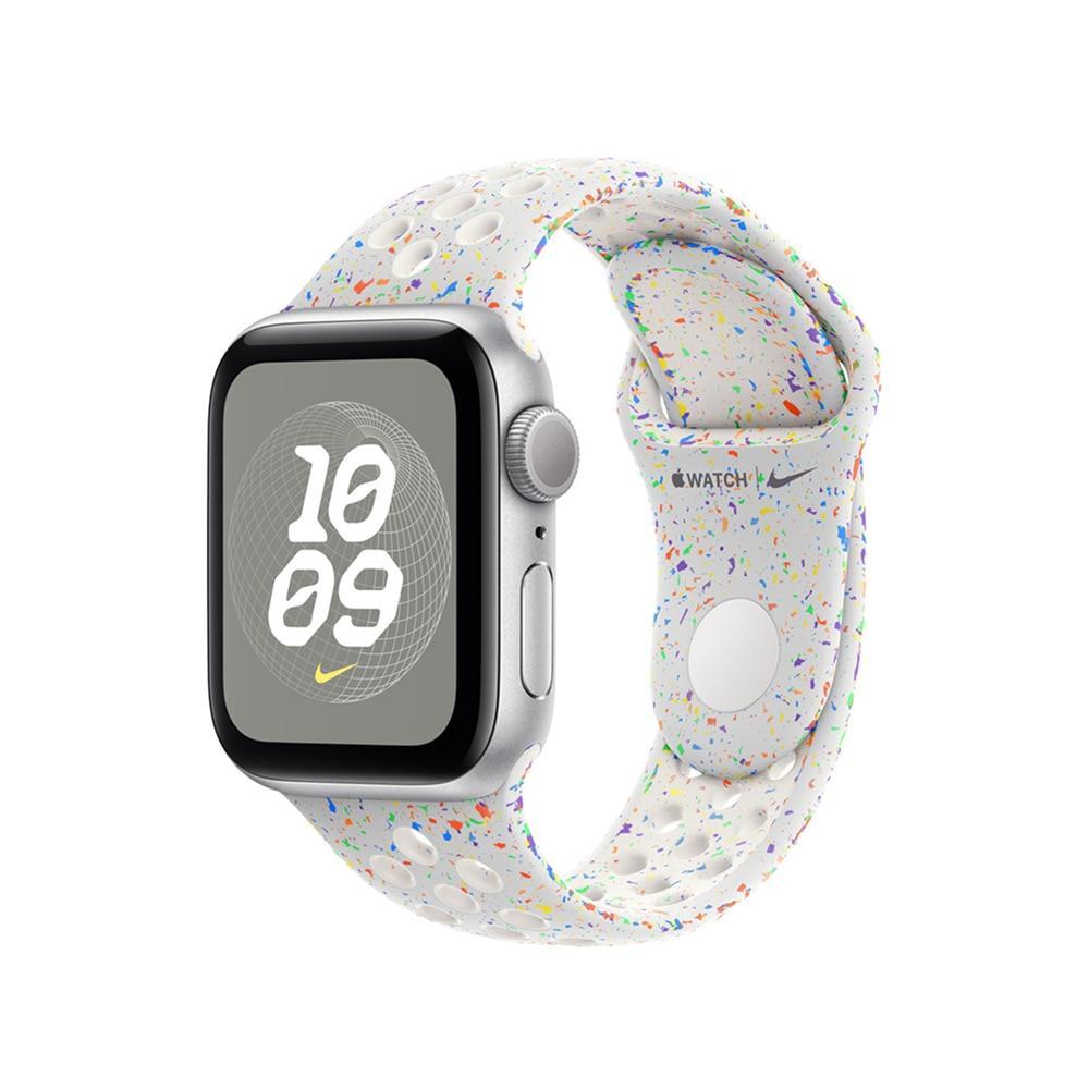 Pulseira Apple Watch Esportiva Nike 40 mm, Platina P/M