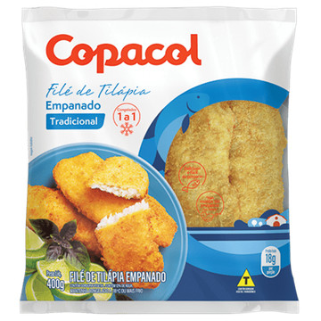 Filé de Tilápia Empanado IQF Copacol 300g