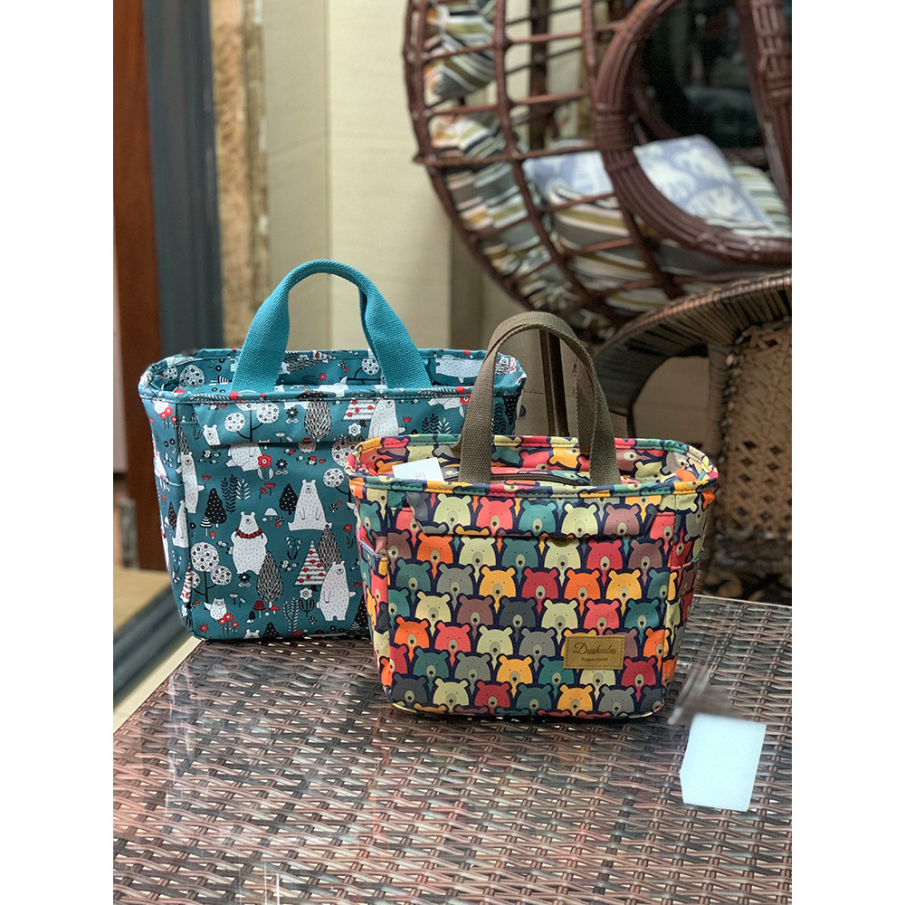 À prova dwaterproof água Oxford pano isolado lancheira saco bolsa estudante almoço saco crianças com almoço folha alumín