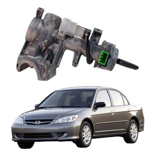 Cilindro Ignição Honda Civic 2001 2006 Com Chave