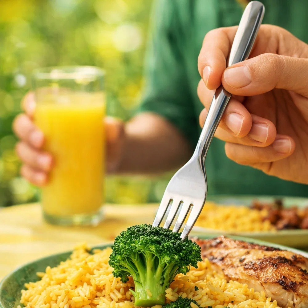 Conjunto 6 Garfos Inox Alto Brilho Resistentes Jantar Refeição Uso Diário