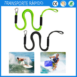 Corda elástica de amarração corda de amarração para jet ski com mosquetão corda de amarração com amortecimento