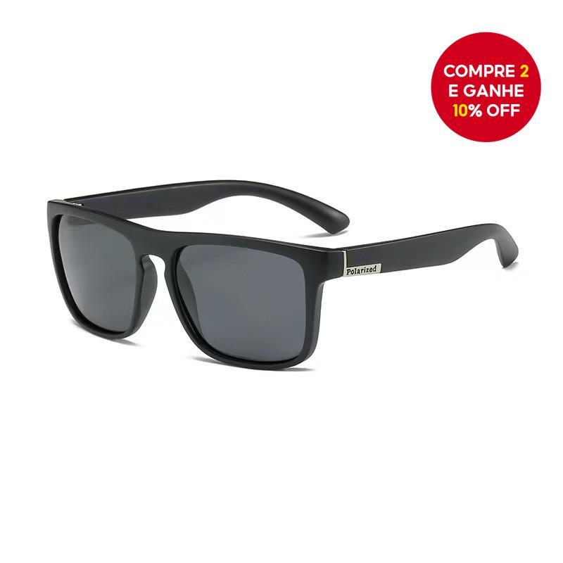 Óculos de Sol Masculino Retro Esportivos Polarizados com Lentes Flexíveis e Revestimento para Ciclismo e Direção no