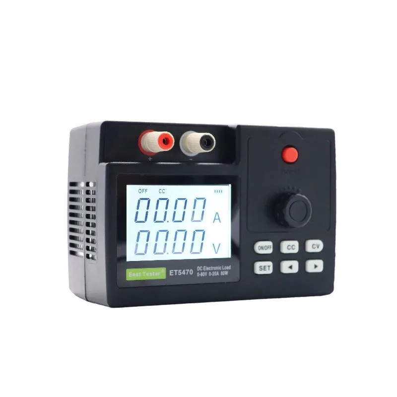 Testador Leste De Alta Qualidade ET5470 Série 80/150W Programável DC Bancada De Carga Eletrônica Display LCD Medição Fei