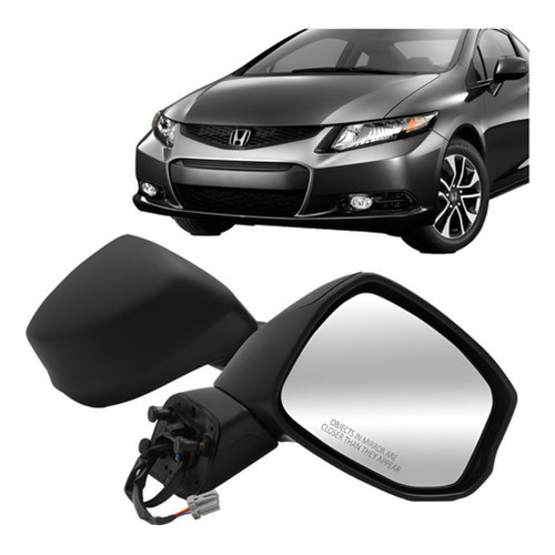 Retrovisor Civic 2012 2013 2014 2015 2016 Elétrico Sem Pisca