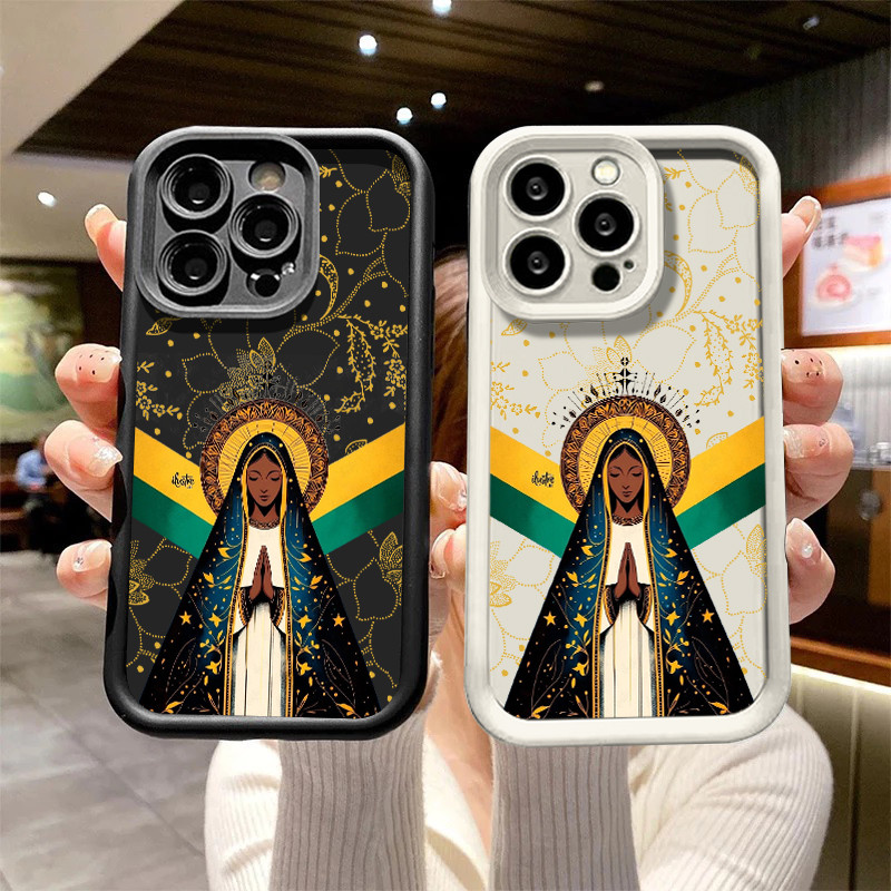 Capinha celular Nossa Senhora Aparecida para iPhone 12 13 x xr xs max 11 16 14 pro max 15 plus Capa silicone