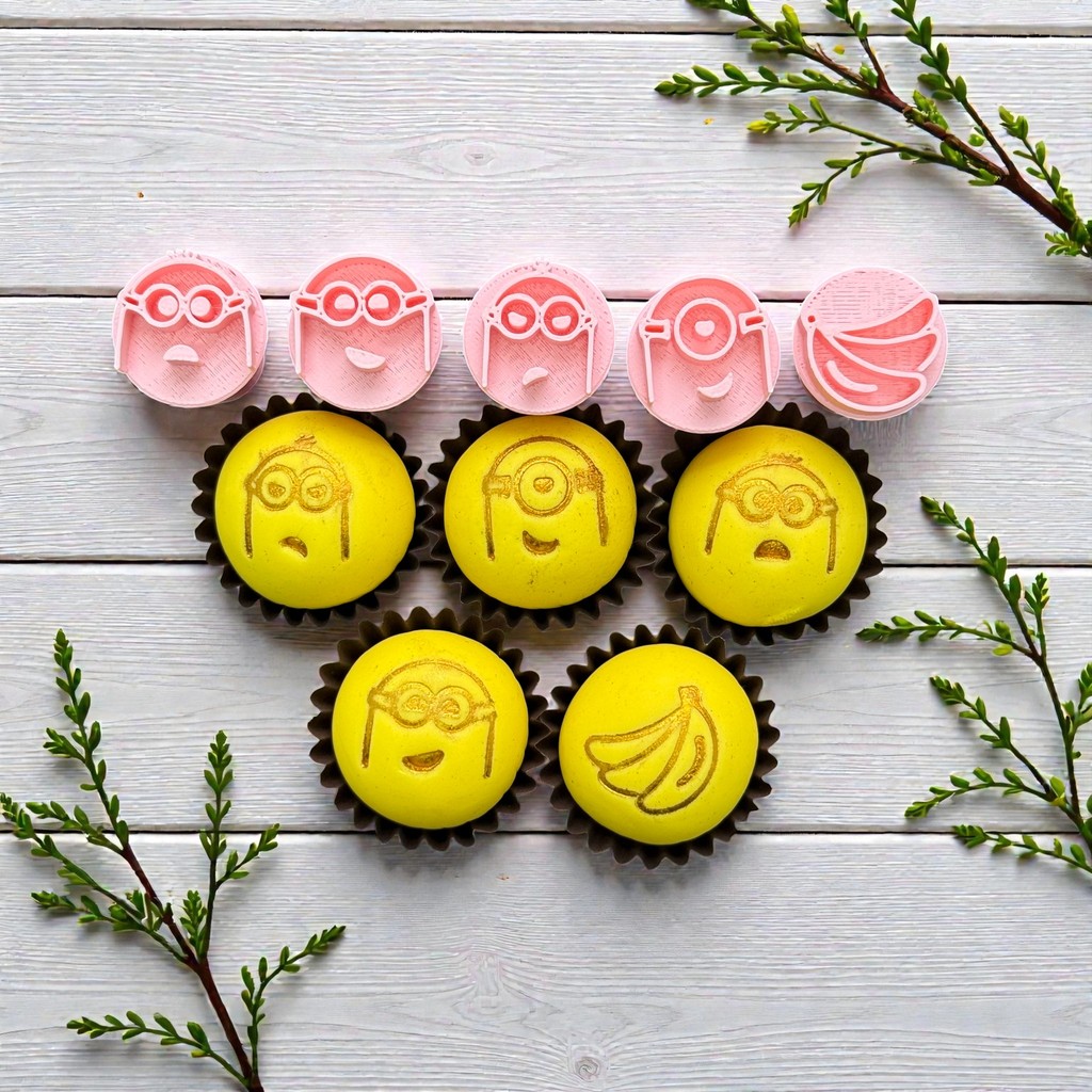Kit Carimbos Para Doces Minions