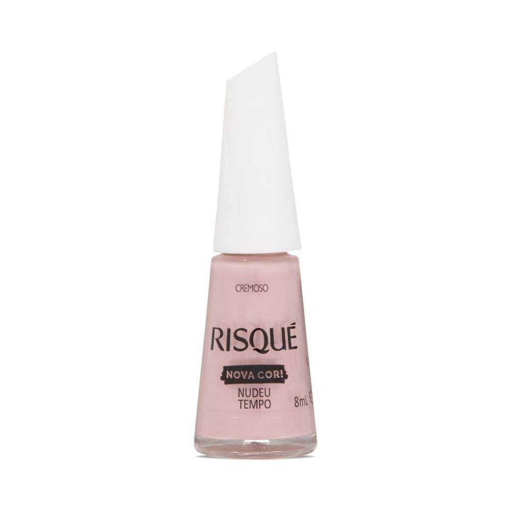 Esmalte Risqué Cremoso Nova Cor Nudeu Tempo