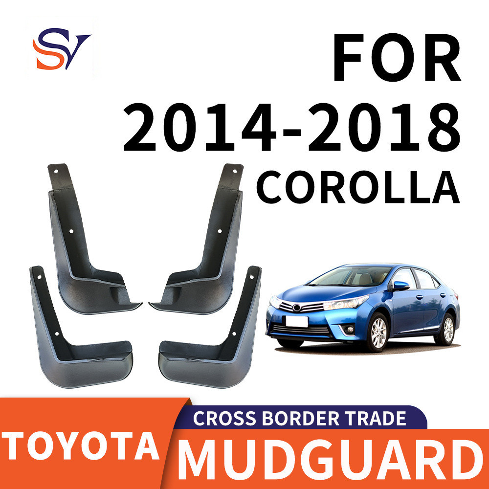 Adequado para 2014-2018Toyota corolla corolla pneu de carro paralama Material de borracha macia paralama couro fábrica p