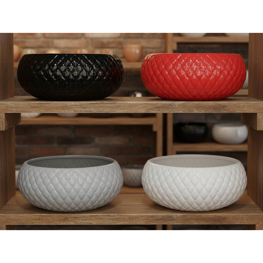 VASO DECORATIVO IKEBANA LINHA DIAMOND LUXO (SEGUNDA LINHA)