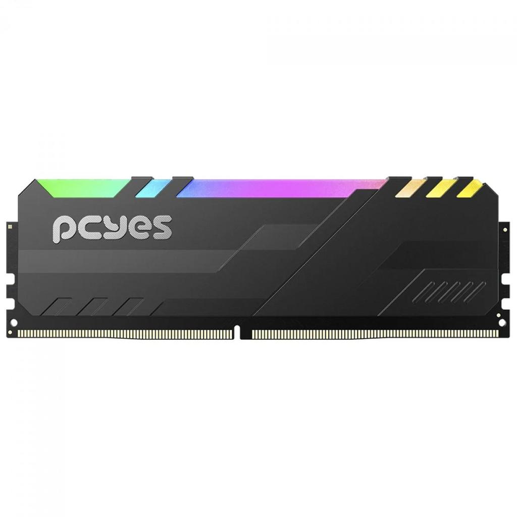 Memória DDR4 PCYes, RGB, 16GB, 3200MHz, Preto, PM163200D4BR