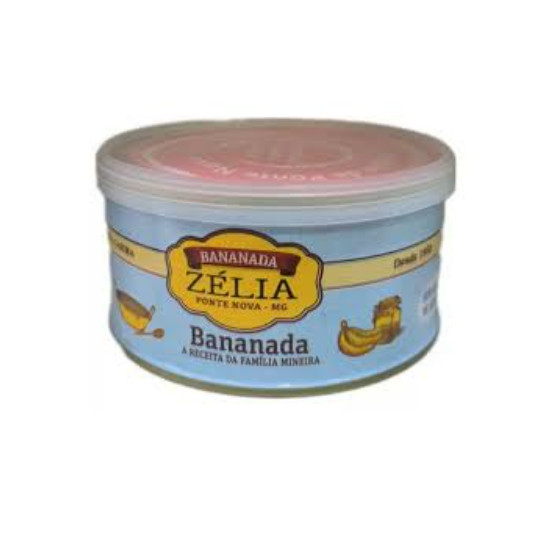 Bananada Sem Açúcar Cremosa Zélia 400g Lata em Oferta na Shopee