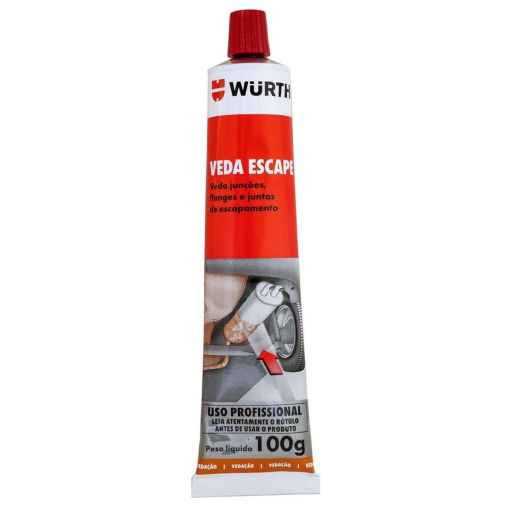 Veda Escape Tapa Furo Escapamento Reparador Wurth