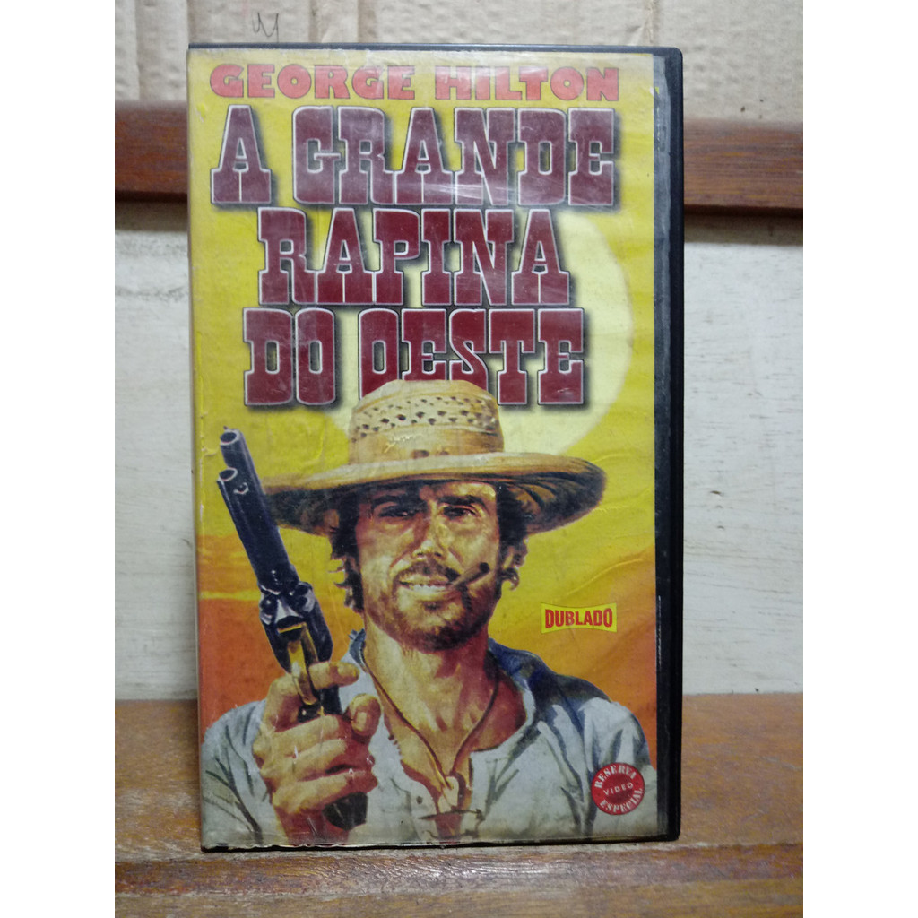 vhs A Grande Rapina Do Oeste - George Hilton