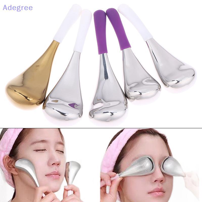 Detalhes do Adegree Resfriamento Rosto Massagem Globos De Gelo Colher Facial Crio Varas Beleza Fria Rolo Para Reduzir O Inchaço Novo