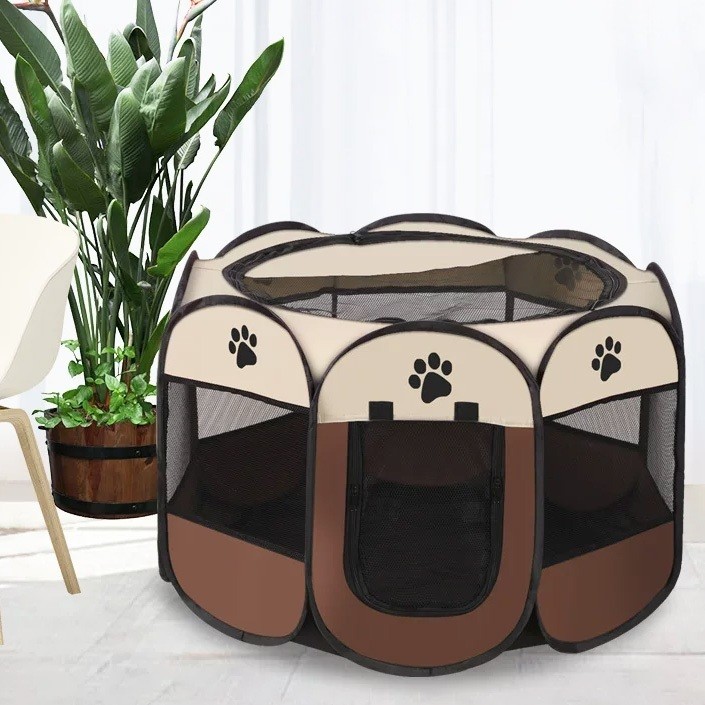 Tenda para Gato Cachorro Animais Casa de Estimação Cercadinho Dobrável para Cães Gaiola Cercadinho