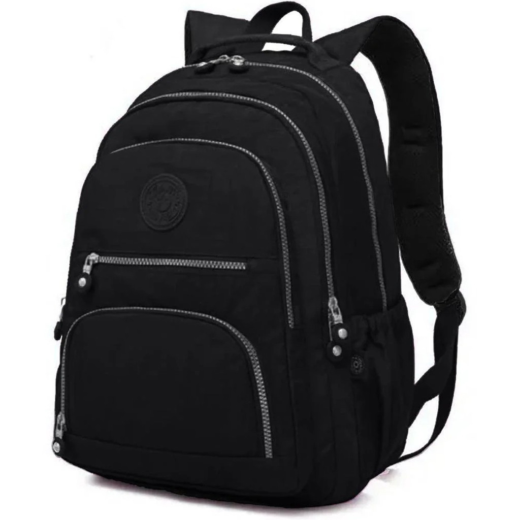 Mochila Notebook Grande Resistente Com Bolsos Reforçados Escola Passeio Casual Viagem NylonTippi