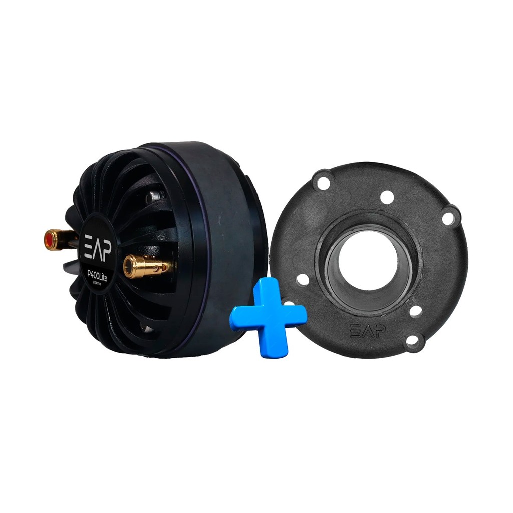 DRIVER POLIIMIDA EAP P 400 LITE 80 W RMS + ADAPTADOR FLANGE DE ROSCA MACHO 1 POLEGADA