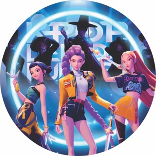 Capas Para Painel Redondo de Festa Guerreiras do K-pop Tecido Premium e Frete Grátis 150x150 e 50x50cm Vários Modelos em Oferta na Shopee