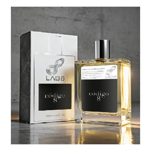 Perfume Código 8 - Masculino 100ml - Lançamento Lab 8 Fragrance - Original - Amadeirado Aromático