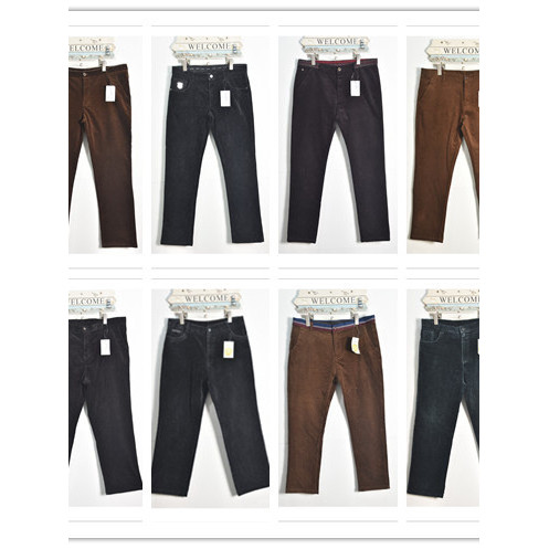 Vintage vintage inventário pedido Original inverno veludo de meia-idade tamanho grande cintura alta negócios Casual calç