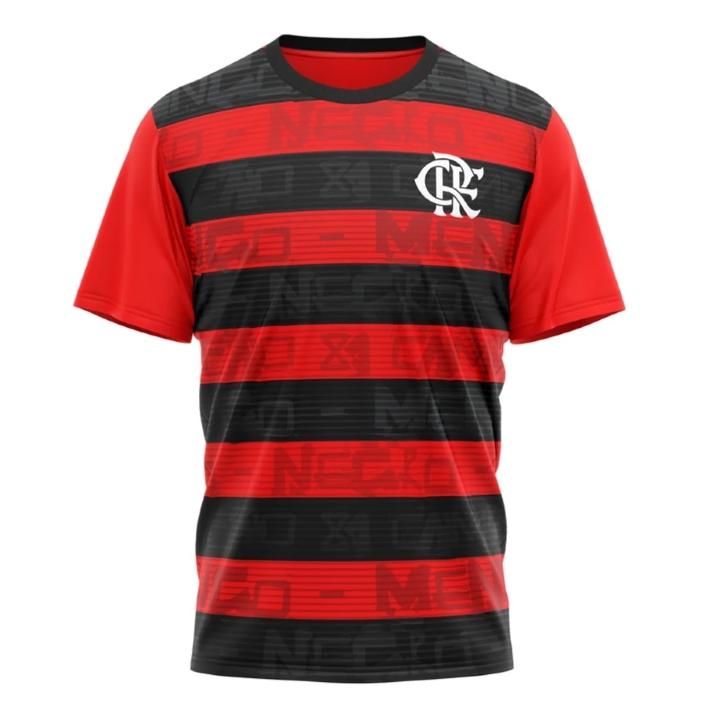 Camisa Flamengo Infantil Rubro Negro Shout Jr Licenciada em Oferta na Shopee