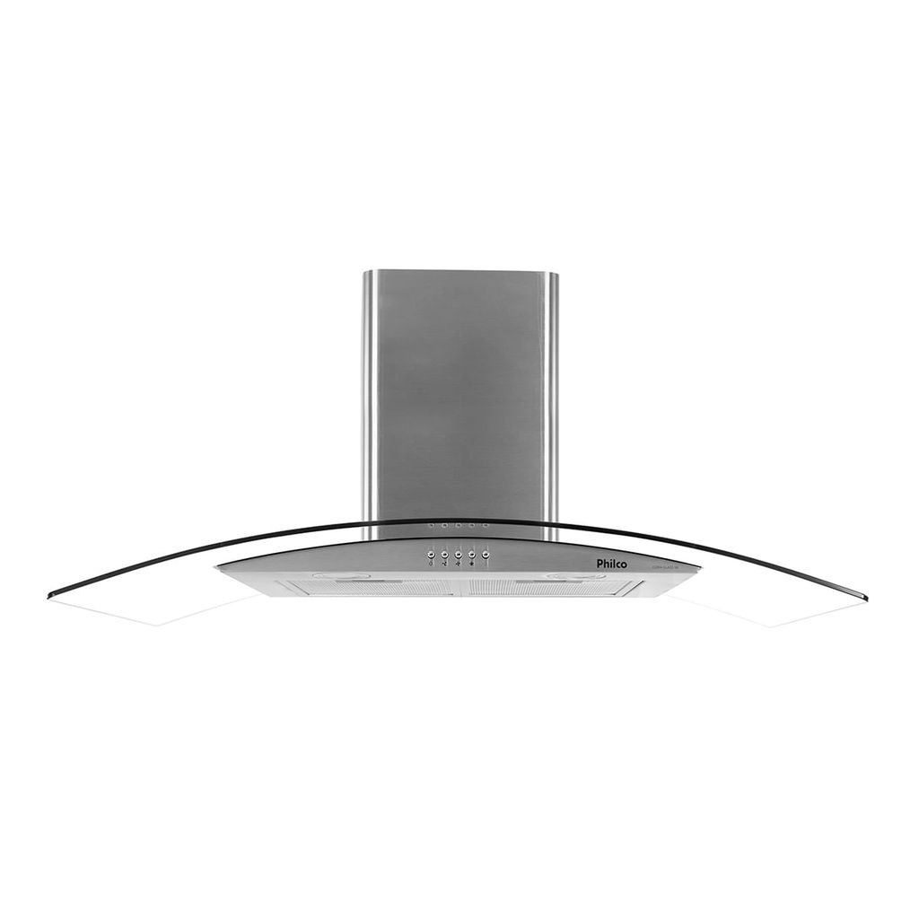 Imagem Coifa de Parede Philco Curva 90cm Inox Dupla filtragem PCO90G