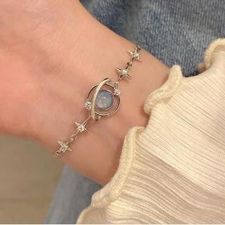 Acessórios Pulseiras Femininas Planeta Pulseira High-End Nicho Luxo Mão Jóias Feminina