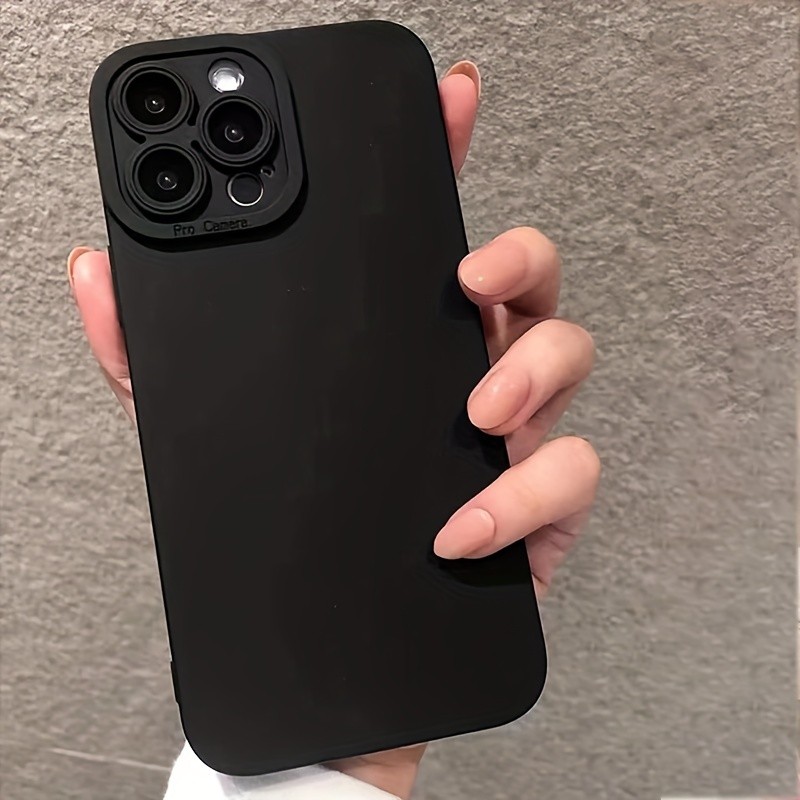 Capa de Celular Apple com a de Cor Sólida for iPhone 7 8 12 13 14 15 16 17 PRO PROMAX PLUS AIR 16E 17AIR X XS XR XSMAX