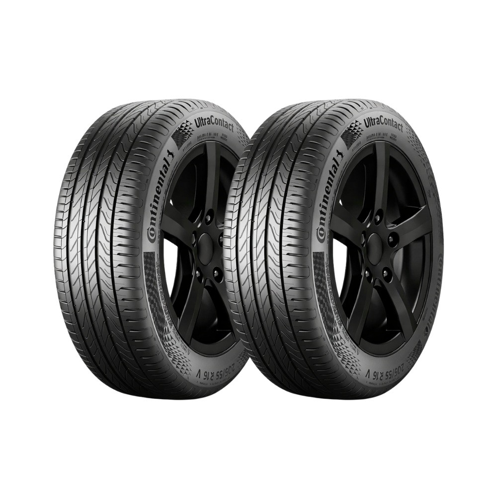 KIT 2 PNEUS ARO 15 195/60R15 CONTINENTAL ULTRACONTACT 88H 